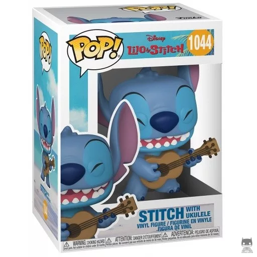 Figura Funko Pop! Stitch con ukelele (Lilo y Stitch)