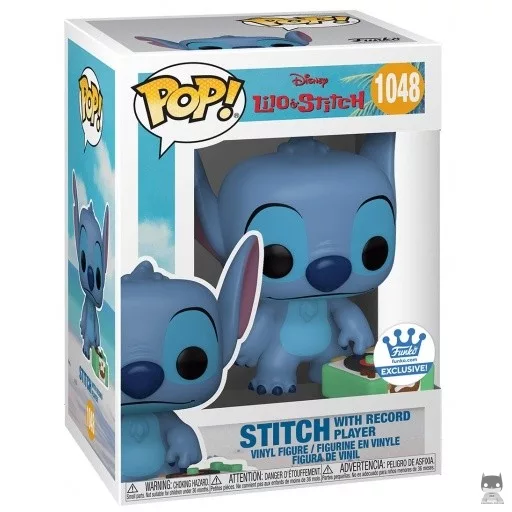 Figura Funko Pop! Stitch con tocadiscos (Chase) (Lilo y Stitch)
