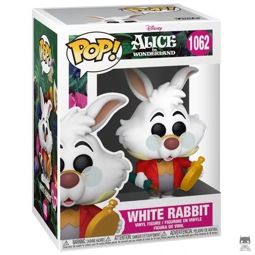 Figura Funko Pop! Conejo Blanco con reloj (Alicia en el país de las maravillas)
