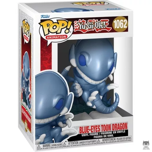 Figura Funko Pop! Dragón Toon de Ojos Azules (Metalizado) (Yu-Gi-Oh!)