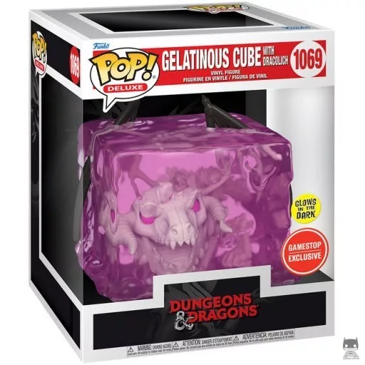 Figura Funko Pop! Cubo gelatinoso con dracolich (Brilla en la oscuridad) (Dungeons & Dragons)