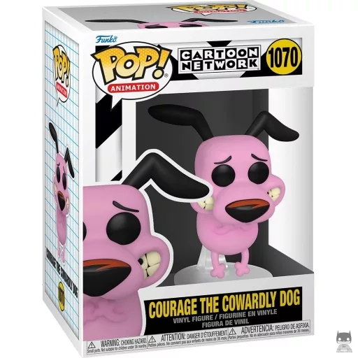 Figura Funko Pop! Coraje, el perro cobarde (Cartoon Network)