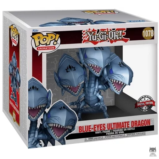 Figura Funko Pop! Dragón Definitivo de Ojos Azules (Metalizado & Supersized) (Yu-Gi-Oh!)