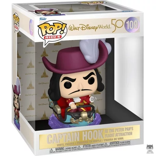 Figura Funko Pop! Capitán Garfio en la atracción Peter Pan's Flight (50.º aniversario de Walt Disney World)