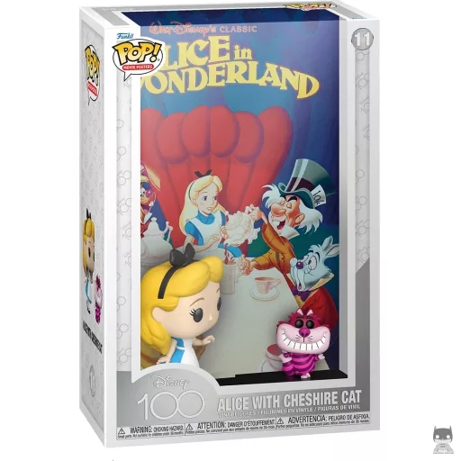 Figura Funko Pop! Alicia con Gato de Cheshire (Disney 100)