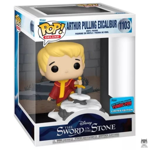 Figura Funko Pop! Arturo sacando Excalibur (Arthur)