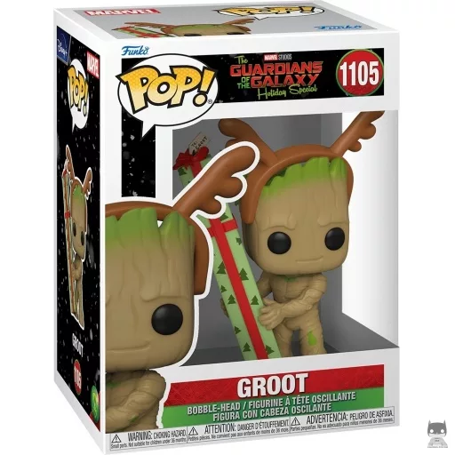 Figura Funko Pop! Groot (Guardianes de la Galaxia: Especial felices fiestas)