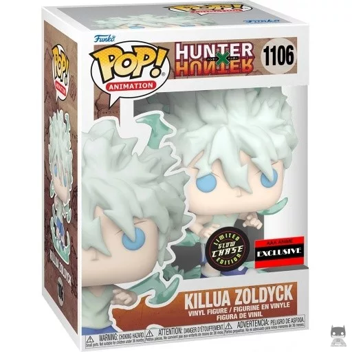 Figura Funko Pop! Killua Zoldyck (Chase & Brilla en la oscuridad) (Hunter x Hunter)