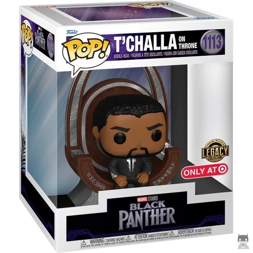 Figura Funko Pop! T'Challa en el trono (Black Panther)