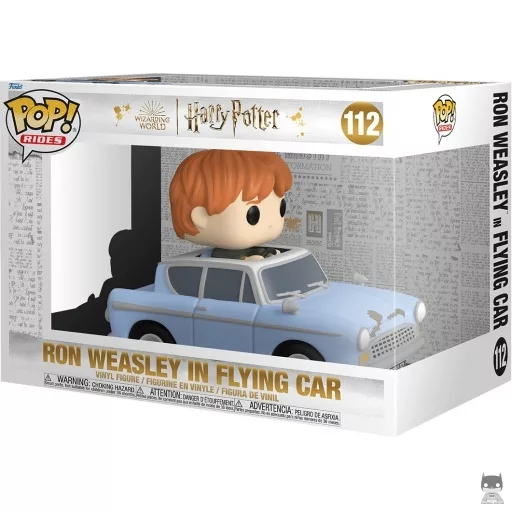 Figura Funko Pop! Ron Weasley en el coche volador (Harry Potter)