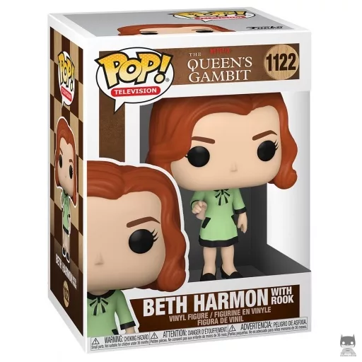 Figura Funko Pop! Beth Harmon con torre (Gambito de dama)