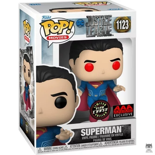 Figura Funko Pop! Superman (Chase & Brilla en la oscuridad) (Liga de la Justicia (película))