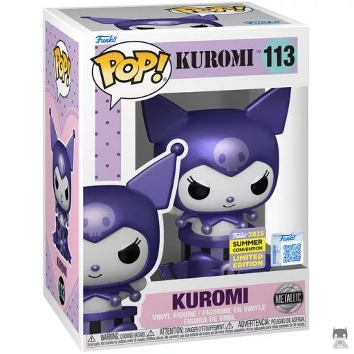 Figura Funko Pop! Kuromi (Metalizado) (San Diego Comic Con (convención de verano) 2025)