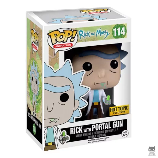 Figura Funko Pop! Rick Sanchez con pistola de portales (Rick y Morty)