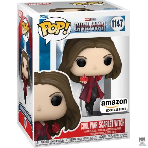 Figura Funko Pop! Civil War: Bruja Escarlata (Capitán América: Civil War)