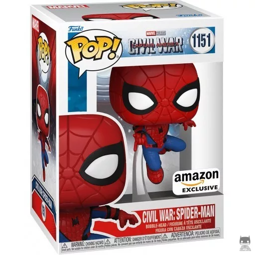 Figura Funko Pop! Civil War: Spider-Man (Capitán América: Civil War)