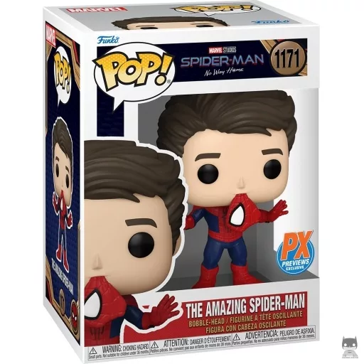 Figura Funko Pop! The Amazing Spider-Man sin máscara (Spider-Man: No Way Home)