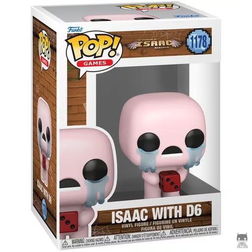 Figura Funko Pop! Isaac con D6 (The Binding of Isaac)