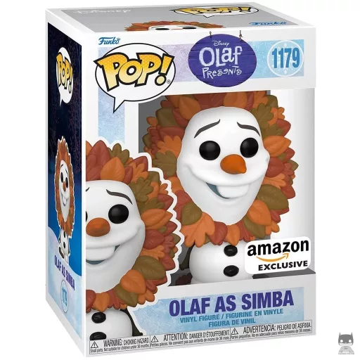 Figura Funko Pop! Olaf como Simba (Olaf presenta)