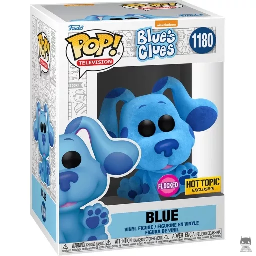 Figura Funko Pop! Blue (Flocado) (Las pistas de Blue)
