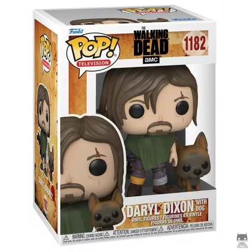 Figura Funko Pop! Daryl con perro (The Walking Dead)