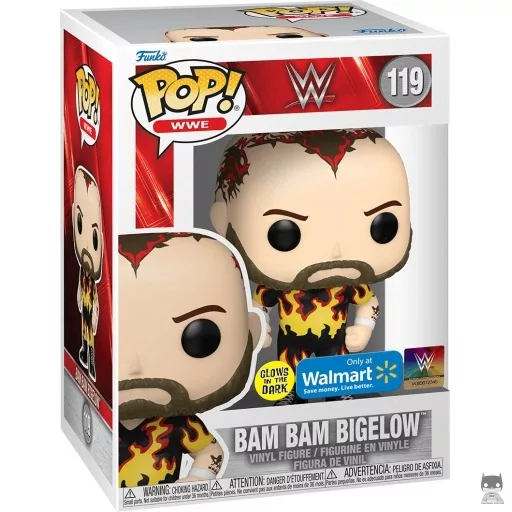 Figura Funko Pop! Bam Bam Bigelow (Brilla en la oscuridad) (Bam Bam Bigelow)