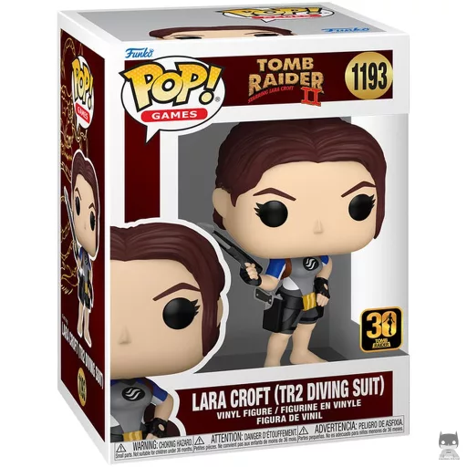 Figura Funko Pop! Lara Croft (Traje de buceo de TR2) (Tomb Raider)