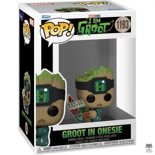 Figura Funko Pop! Groot en pijama sentado (Groot)