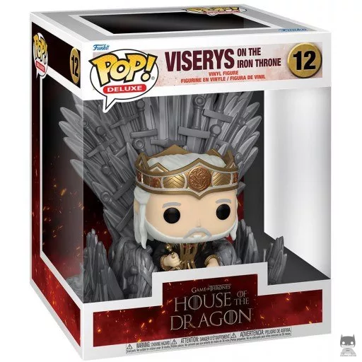 Figura Funko Pop! Viserys en el Trono de Hierro (La casa del dragón: Day of the Dragon (Juego de tronos))