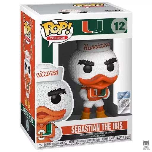 Figura Funko Pop! Sebastian the Ibis (University of Miami) (Mascotas universitarias)