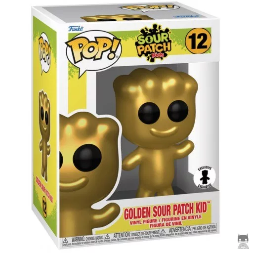 Figura Funko Pop! Sour Patch Kid dorado (Sour Patch Kids)