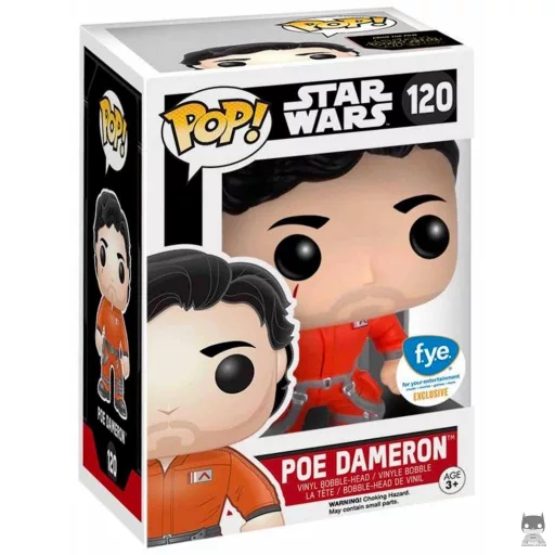 Figura Funko Pop! Poe Dameron con mono de piloto (Star Wars: Episodio VII, El despertar de la Fuerza)