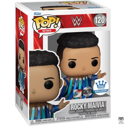 Figura Funko Pop! Rocky Maivia (Metalizado) (Rocky Maivia)