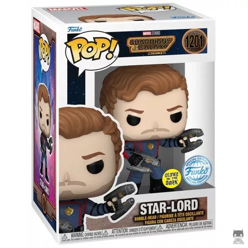 Figura Funko Pop! Star-Lord (Brilla en la oscuridad) (Guardianes de la Galaxia Vol. 3)