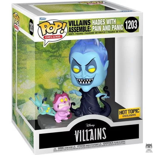 Figura Funko Pop! Villanos unidos: Hades con Pena & Pánico (Funkoween 2022)