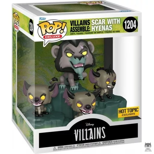 Figura Funko Pop! Villanos unidos: Scar con las hienas (Scar)