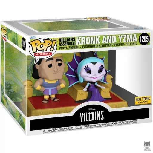 Figura Funko Pop! Villanos unidos: Yzma & Kronk en el trono (Villanos Disney)