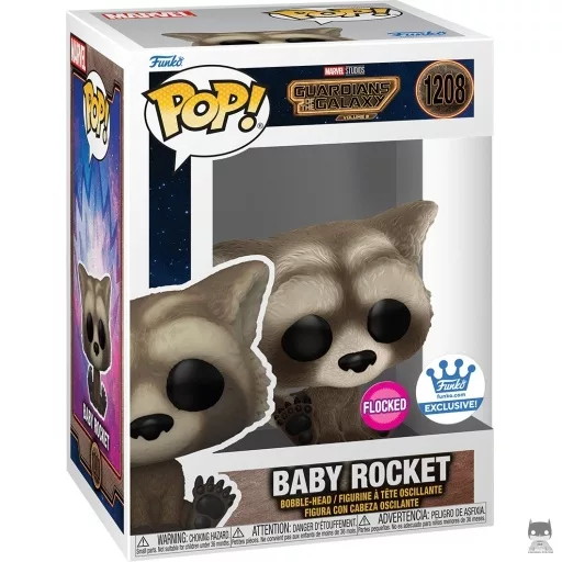 Figura Funko Pop! Rocket bebé (Flocado) (Rocket Raccoon)