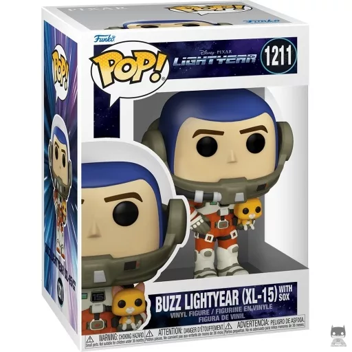Figura Funko Pop! Buzz Lightyear (XL-15) con Sox (Lightyear)
