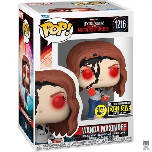 Figura Funko Pop! Wanda Maximoff (Brilla en la oscuridad) (Doctor Strange en el multiverso de la locura)