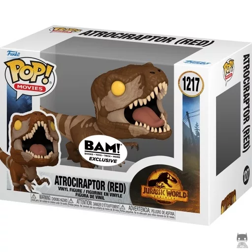 Figura Funko Pop! Atrociraptor (Rojo) (Jurassic World: Dominion)
