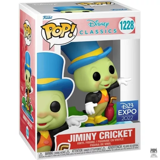 Figura Funko Pop! Pepito Grillo sobre una hoja (Pepito Grillo)