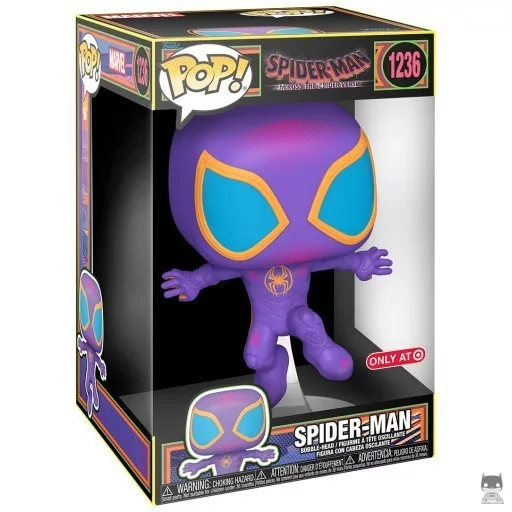 Figura Funko Pop! Spider-Man (Supersized & Luz negra) (Spider-Man: Cruzando el Multiverso)