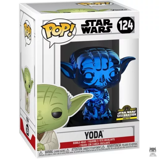 Figura Funko Pop! Yoda (Azul) (Star Wars Celebration)