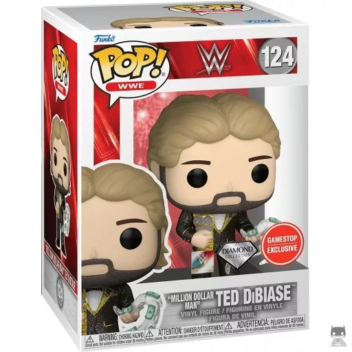 Figura Funko Pop! Million Dollar Man Ted DiBiase (Purpurina de diamante) (Funko Fair 2023)