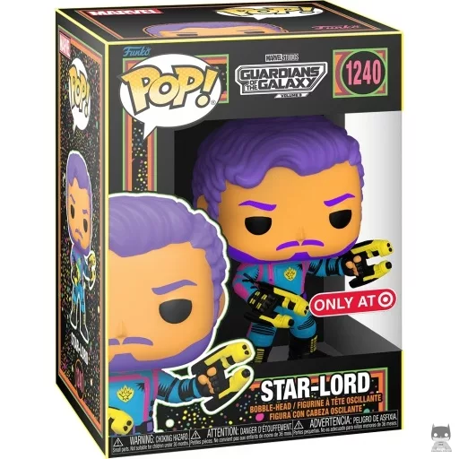 Figura Funko Pop! Star-Lord (Luz negra) (Guardianes de la Galaxia Vol. 3)