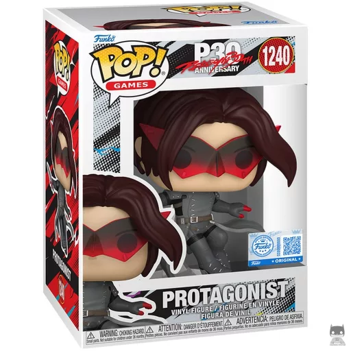 Figura Funko Pop! Protagonista (Persona 5: The Phantom X) (30.º aniversario) (Persona 30th)