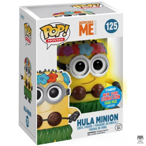 Figura Funko Pop! Minion hawaiano (Brilla en la oscuridad) (Gru, mi villano favorito)