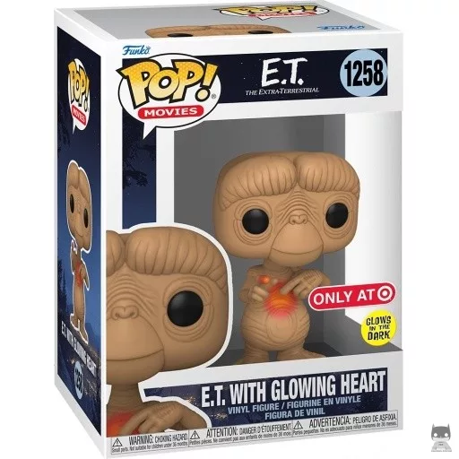 Figura Funko Pop! E.T. con el corazón brillante (Brilla en la oscuridad) (E.T., el extraterrestre)