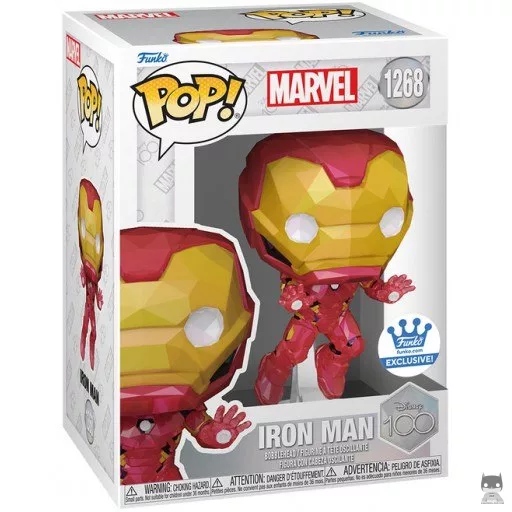 Figura Funko Pop! Iron Man (Facetado) (Disney 100)